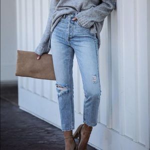Vici - KASON DISTRESSED HIGH RISE DENIM size 25